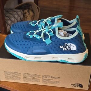 The North Face Teal and Navy Sneakers